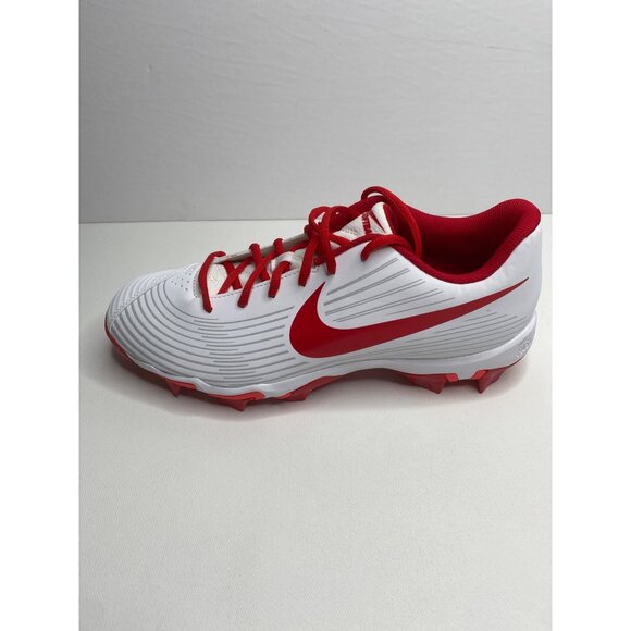 Nike Women's HyperDiamond 3 Keystone Softball Cleats AO7920-107 Red Size 11.5 - Picture 3 of 8